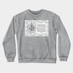 Fasbytes Muslim Islamic, Quran Kursi Translation Crewneck Sweatshirt